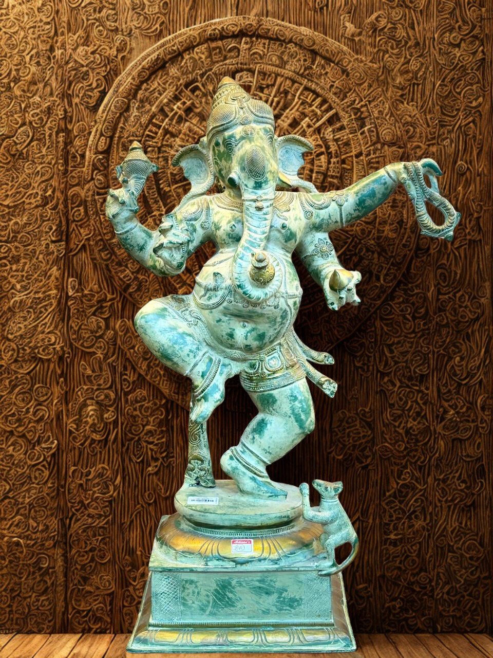 Sacred Bronze Ganesha