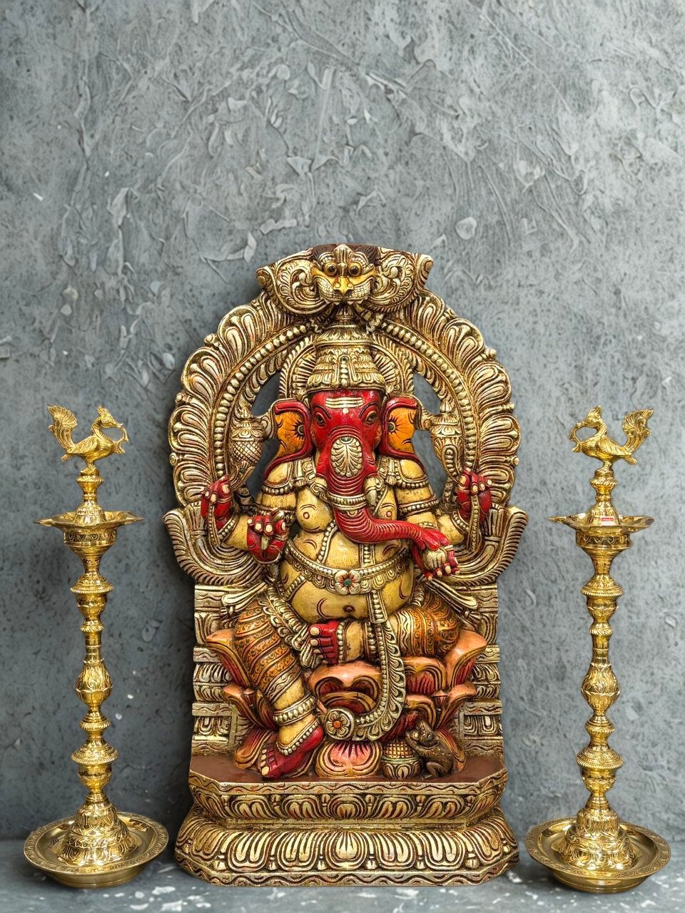 Sacred Bronze Ganesha