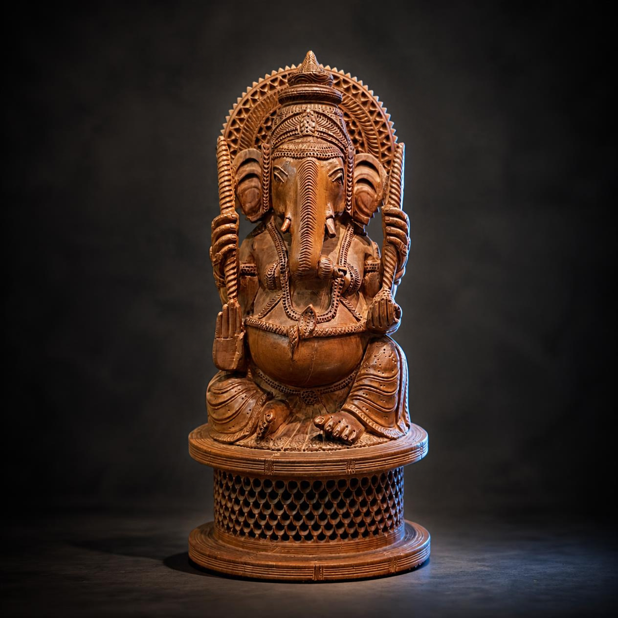Sacred Bronze Ganesha